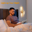 Modern LED Wall Sconce, 12-Inch Spiral Lamp with 3 Color Temperatures, Gold
