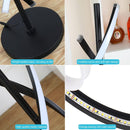 Modern Spiral Floor Lamp, 40W LED Standing Lamp with Remote, Dimmable Light